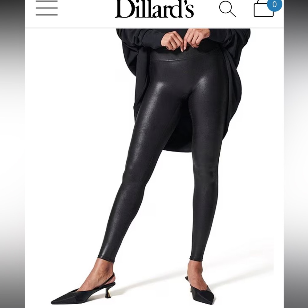 Spanx faux leather leggings